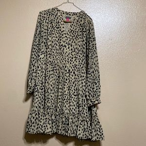 Vince Camino shift dress leopard